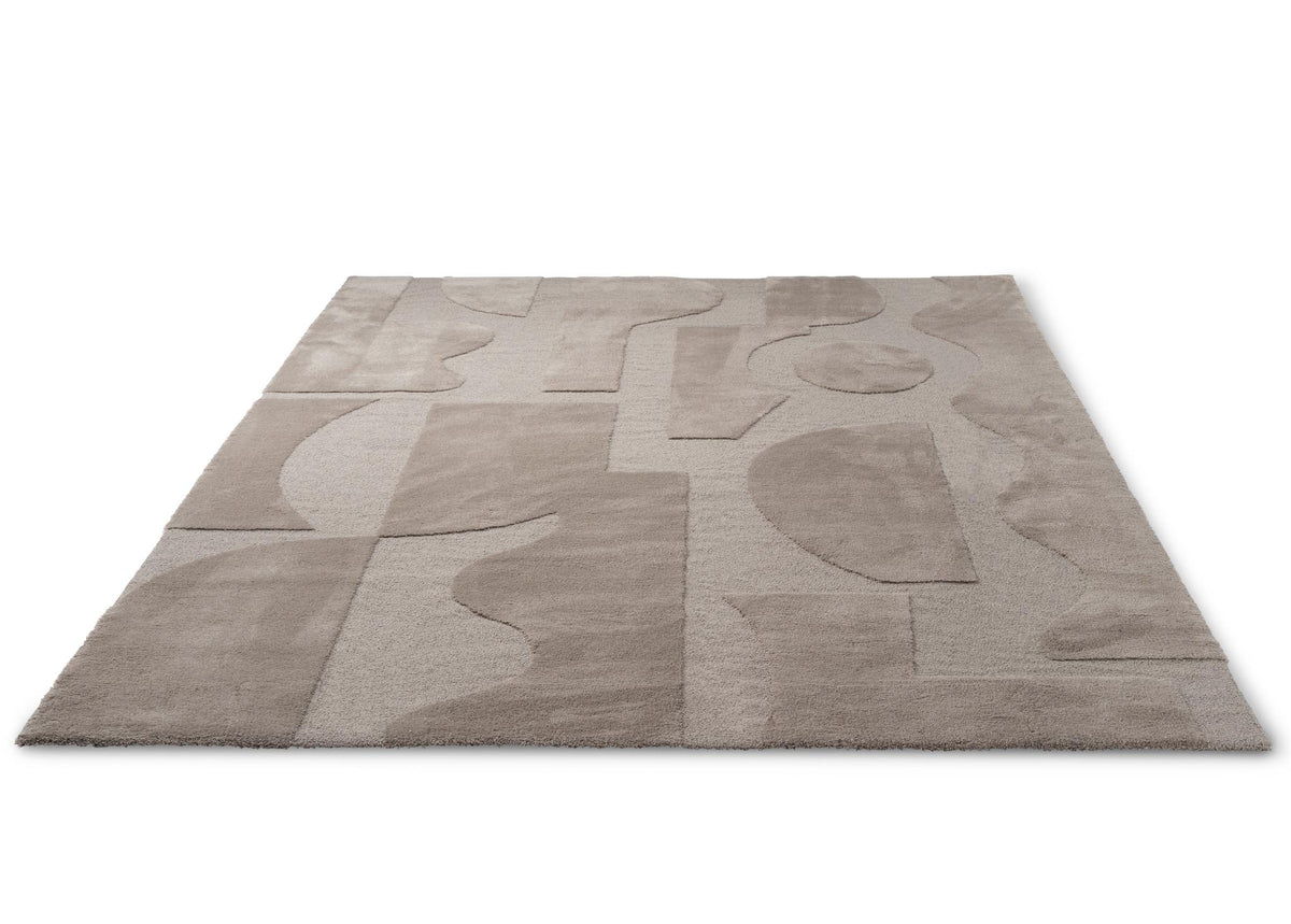 Brink & Campman Mural Modest | Bold Mural Bold Cement 4'7 x 6'7 Rug