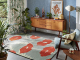 Brink & Campman Poppy Pop SCI -Sage Poppy 3'9 x 5'9 Rug