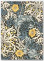 Brink & Campman Seaweed MOR  teal 4'7 x 6'7 Rug