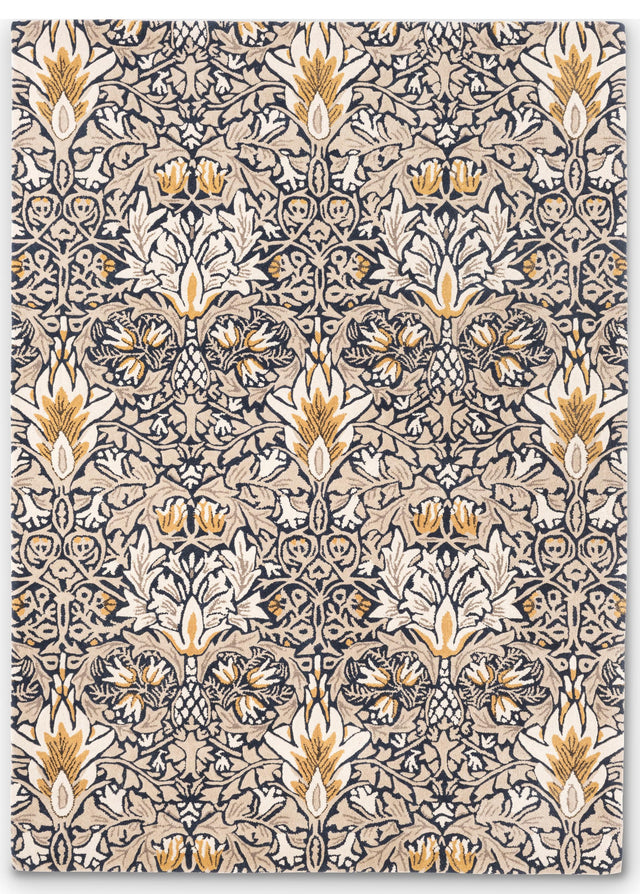 Brink & Campman Snakeshead MOR  indigo 4'7 x 6'7 Rug