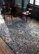 Brink & Campman Snakeshead MOR  indigo 4'7 x 6'7 Rug