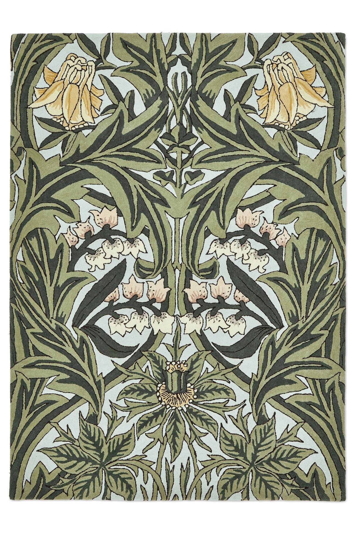 Brink & Campman Bluebell MOREW  Leafy Arbour Green 5'7 x 7'10 Rug
