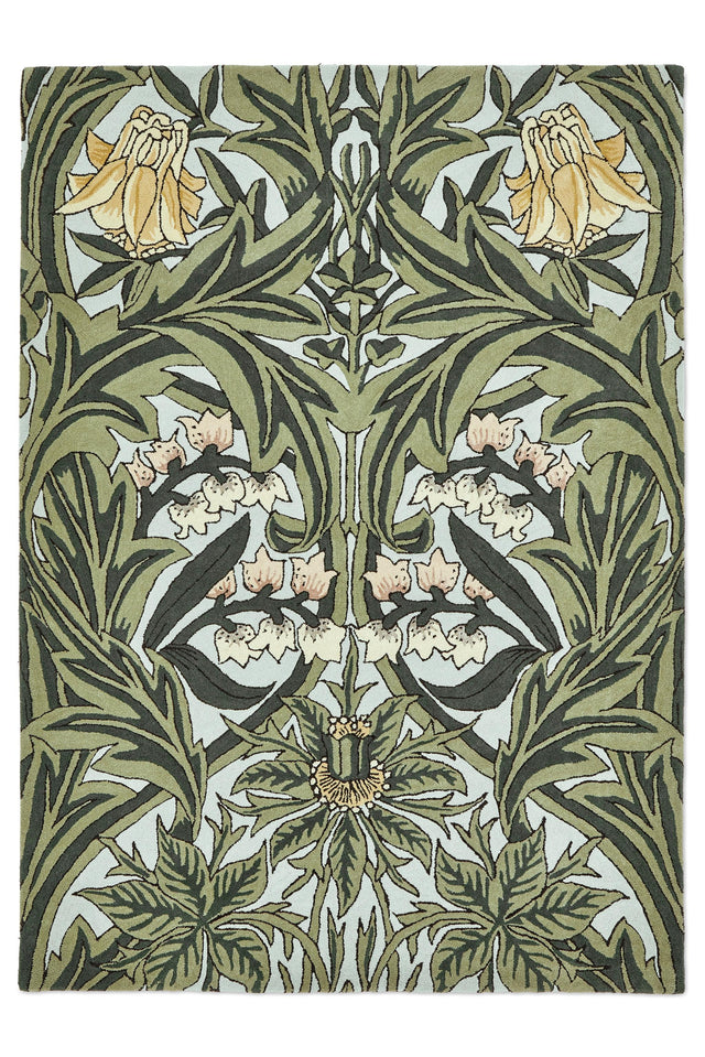 Brink & Campman Bluebell MOREW  Leafy Arbour Green 8'2 x 11'6 Rug
