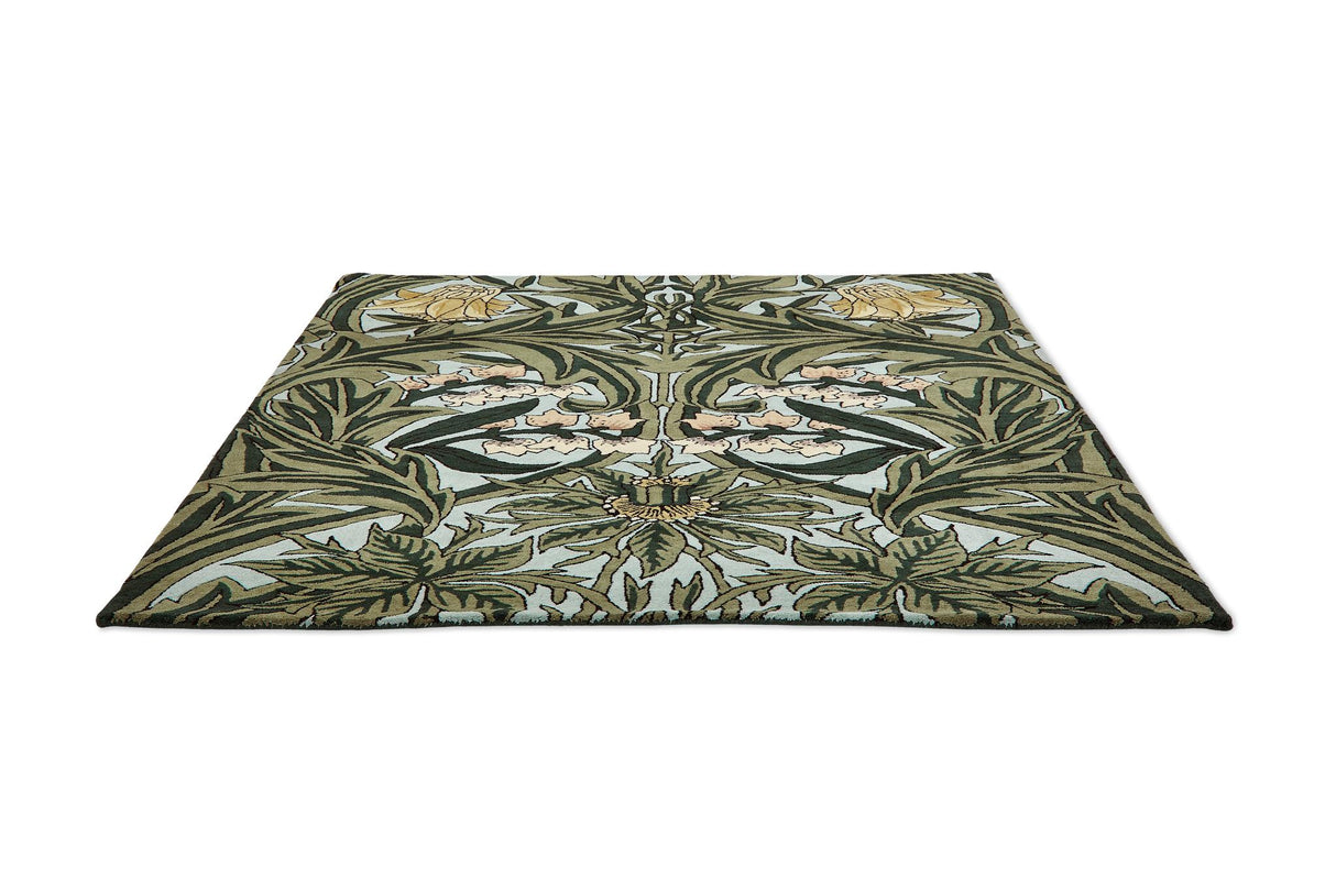 Brink & Campman Bluebell MOREW  Leafy Arbour Green 8'2 x 11'6 Rug
