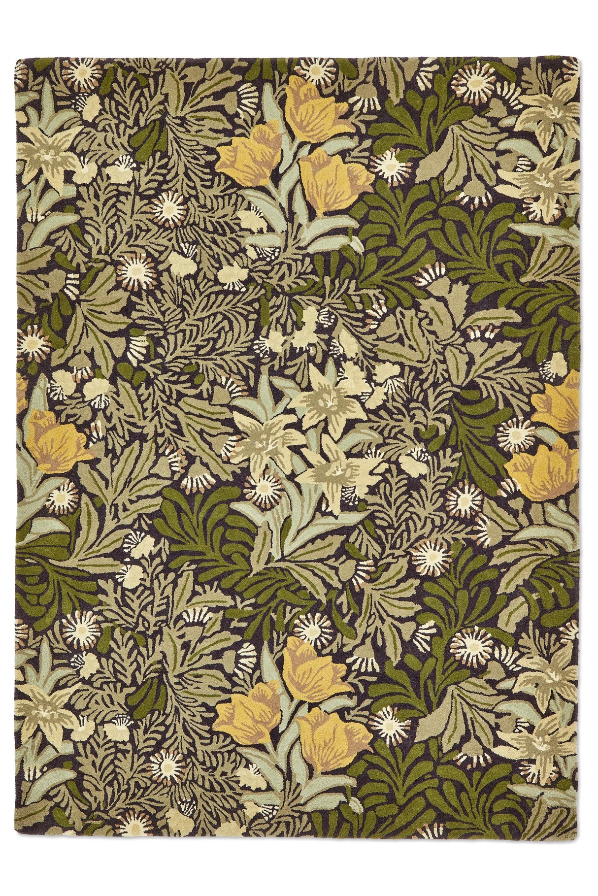 Brink & Campman Bower MOREW  Twining Vine Green 8'2 x 11'6 Rug