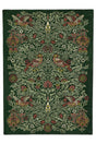 Brink & Campman Bird MOREW  Tump Green 6'7 x 9'2 Rug