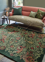 Brink & Campman Bird MOREW  Tump Green 8'2 x 11'6 Rug