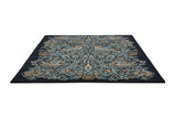 Brink & Campman Bird MOREW  Webb's Blue 5'7 x 7'10 Rug