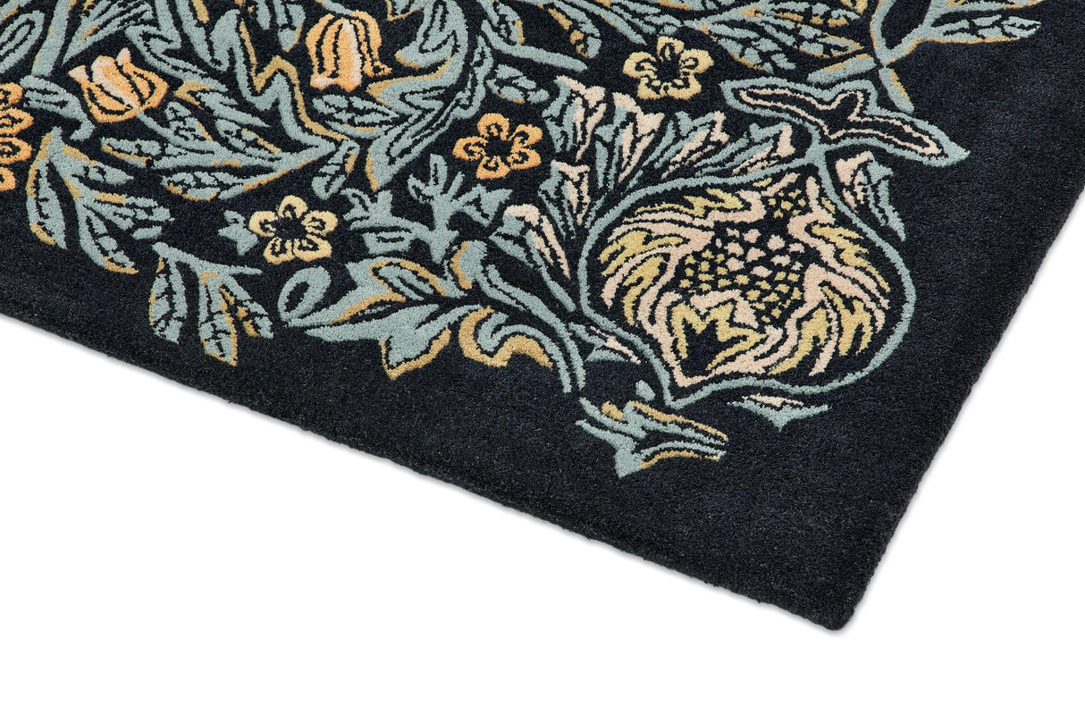 Brink & Campman Bird MOREW  Webb's Blue 6'7 x 9'2 Rug