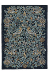 Brink & Campman Bird MOREW  Webb's Blue 8'2 x 11'6 Rug