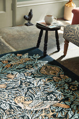 Brink & Campman Bird MOREW  Webb's Blue 8'2 x 11'6 Rug