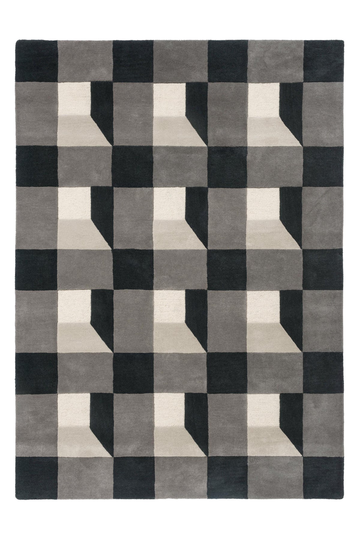 Brink & Campman Blocks HAR  Slate 5'7 x 7'10 Rug