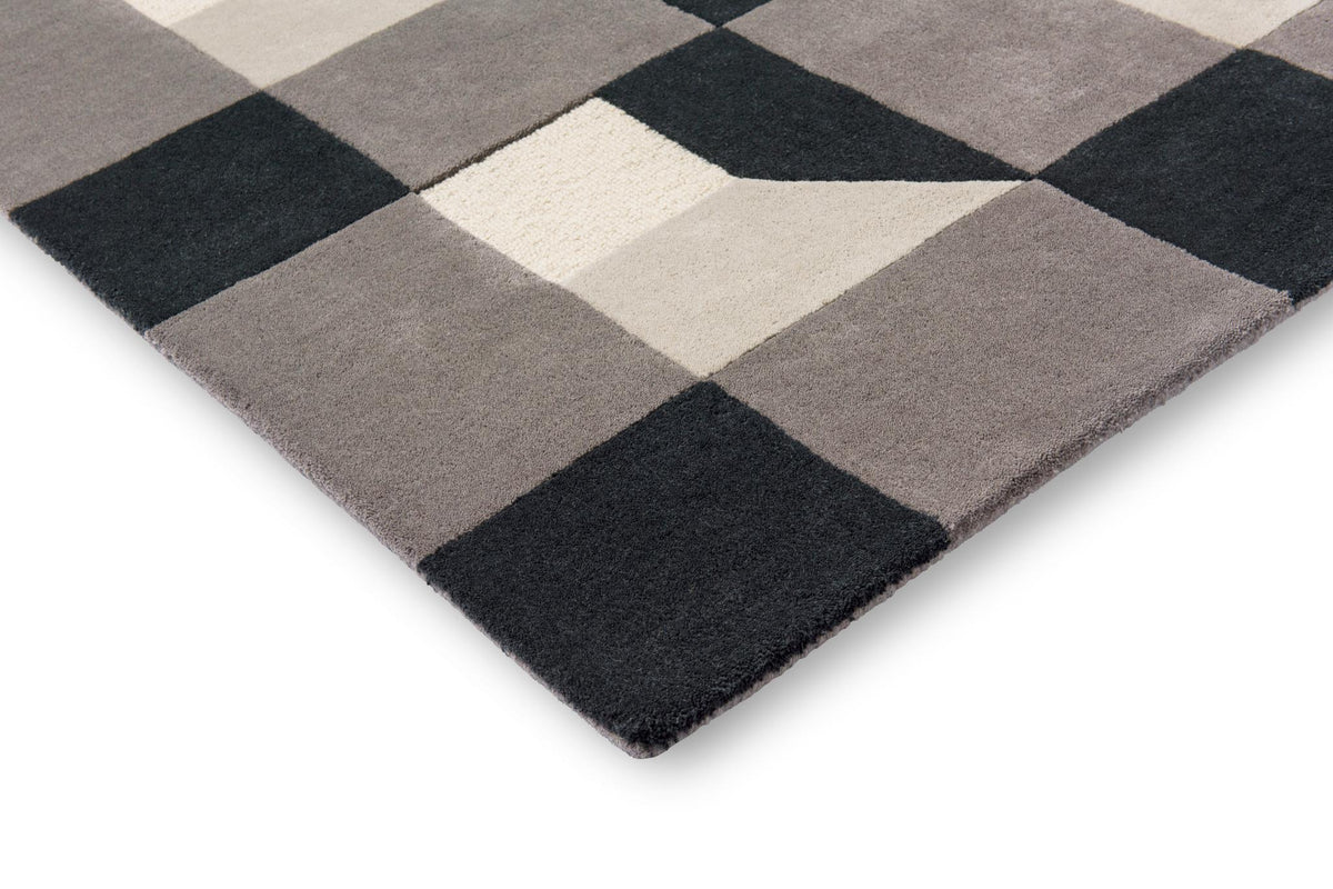 Brink & Campman Blocks HAR  Slate 5'7 x 7'10 Rug