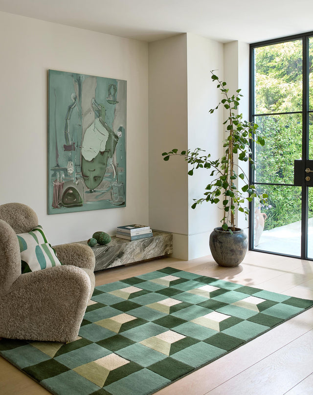 Brink & Campman Blocks HAR  Fern 4'7 x 6'7 Rug