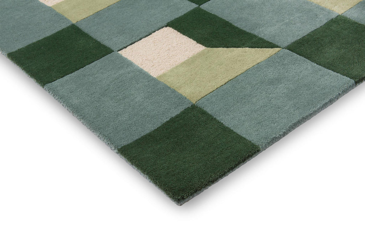 Brink & Campman Blocks HAR  Fern 6'7 x 9'2 Rug