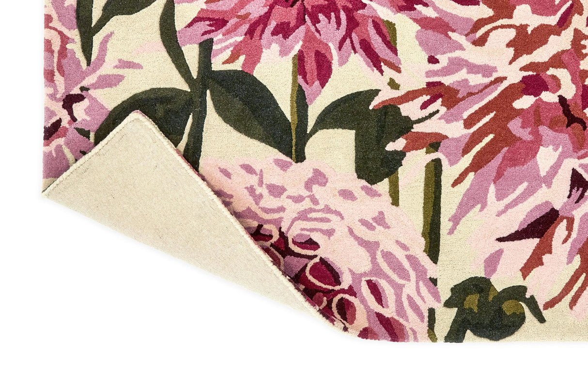 Brink & Campman Dahlia HAR -Fuchsia/Palm 4'7 x 6'7 Rug
