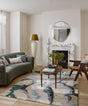 Brink & Campman Calathea HAR  Shiitake/Wild Water 4'7 x 6'7 Rug