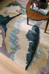 Brink & Campman Calathea HAR  Shiitake/Wild Water 5'7 x 7'10 Rug