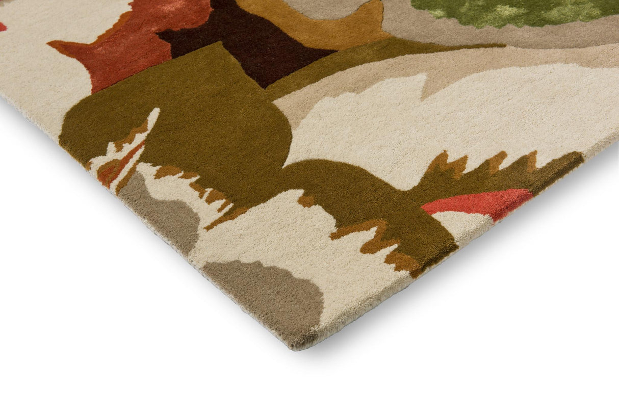 Brink & Campman Calathea HAR  Amber/Brazilian Rosewood 5'7 x 7'10 Rug