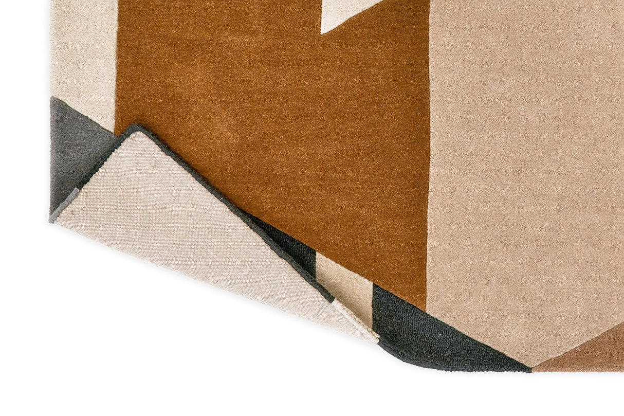 Brink & Campman Popova HAR -Caramel/Slate/Shell 6'7 x 9'2 Rug