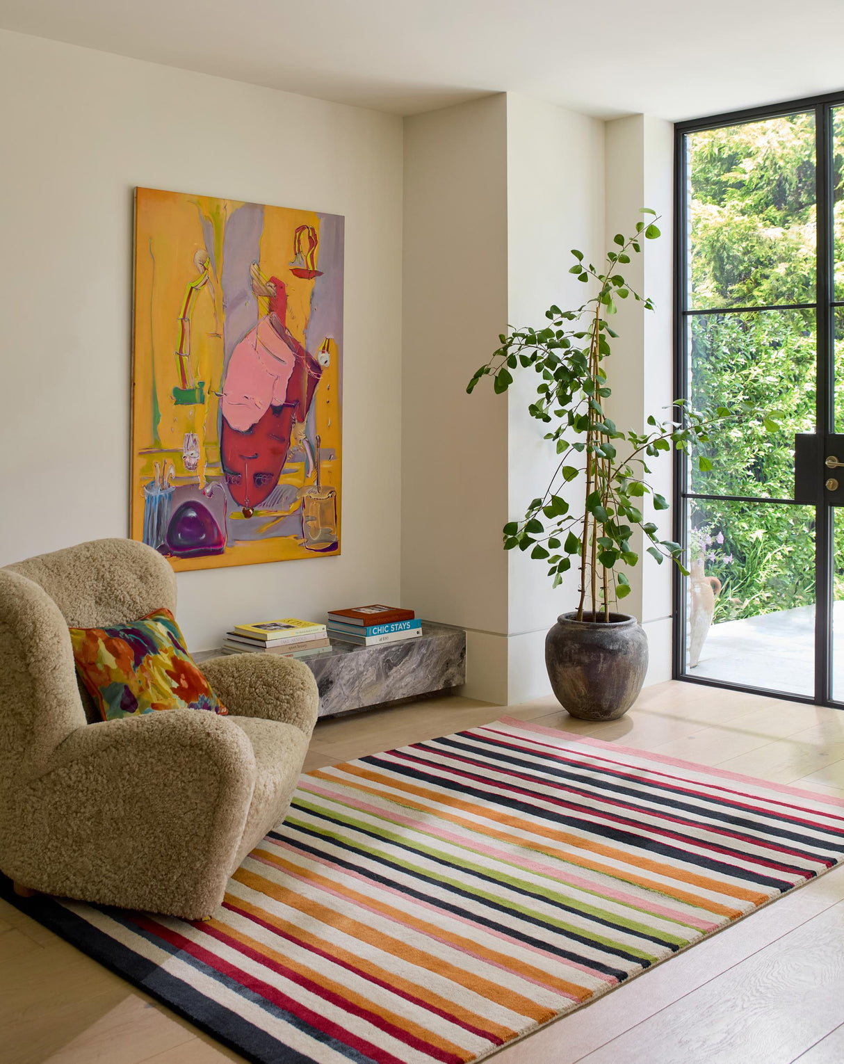 Brink & Campman Calla HAR  Pomegranate/Clementine 4'7 x 6'7 Rug