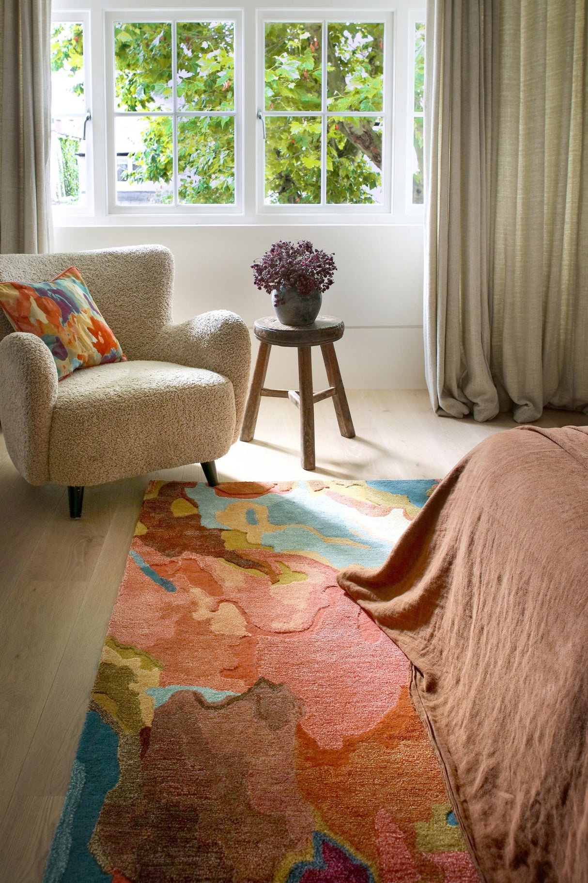Brink & Campman Foresta HAR  Rosewood/Huckleberry 5'7 x 7'10 Rug