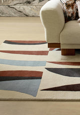 Brink & Campman Torillo HAR  Cornflower/Walnut 4'7 x 6'7 Rug