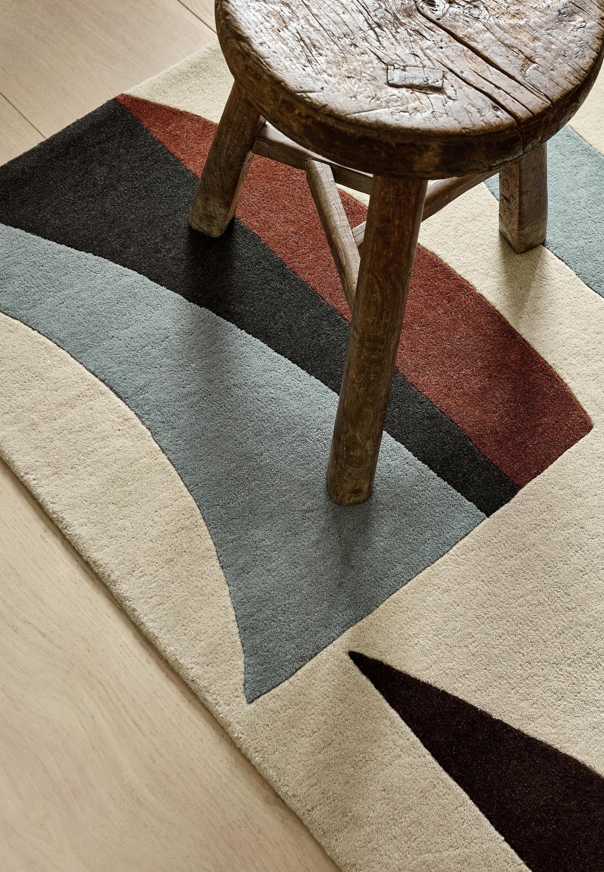 Brink & Campman Torillo HAR  Cornflower/Walnut 4'7 x 6'7 Rug