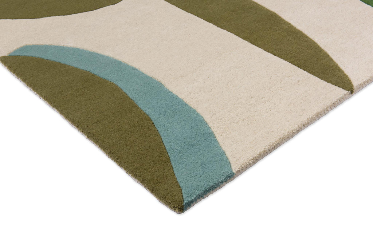 Brink & Campman Torillo HAR  Emeralt/Azul 6'7 x 9'2 Rug