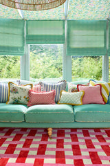 Brink & Campman Basket Weave HARSR  Coral/Rose 5'7 x 7'10 Rug