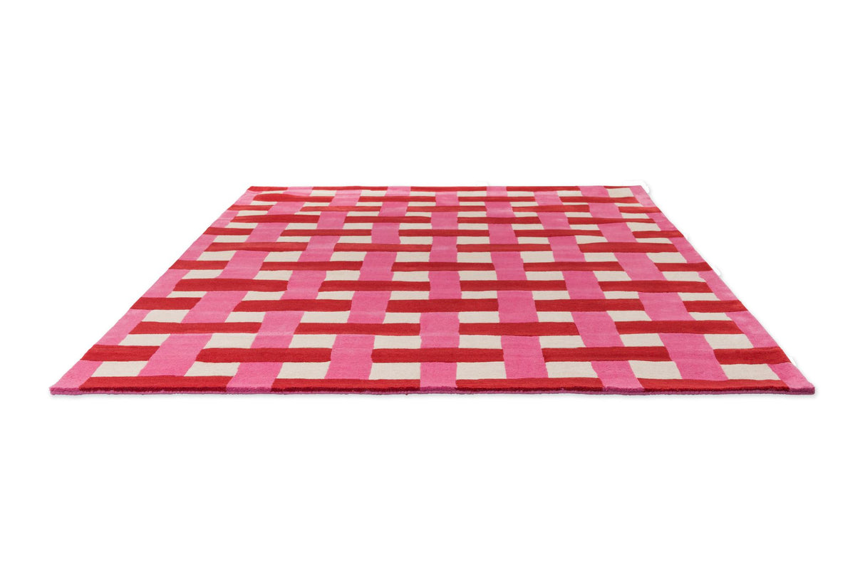 Brink & Campman Basket Weave HARSR  Coral/Rose 6'7 x 9'2 Rug