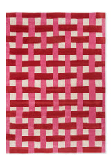 Brink & Campman Basket Weave HARSR  Coral/Rose 8'2 x 11'6 Rug