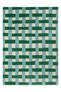 Brink & Campman Basket Weave HARSR  Emerald/Aquamarine 6'7 x 9'2 Rug