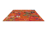 Brink & Campman Wonderland Floral HARSR  Amber/Lapis 6'7 x 9'2 Rug
