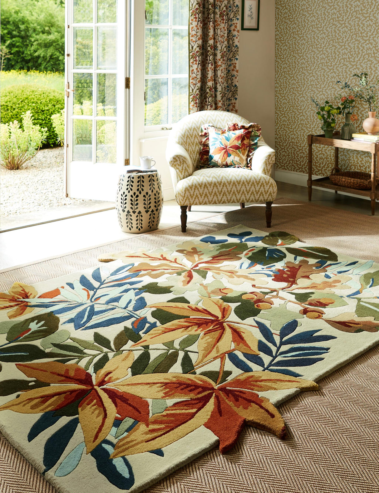 Brink & Campman Robin's Wood SAN  Russet Brown 6'7 x 0' Rug