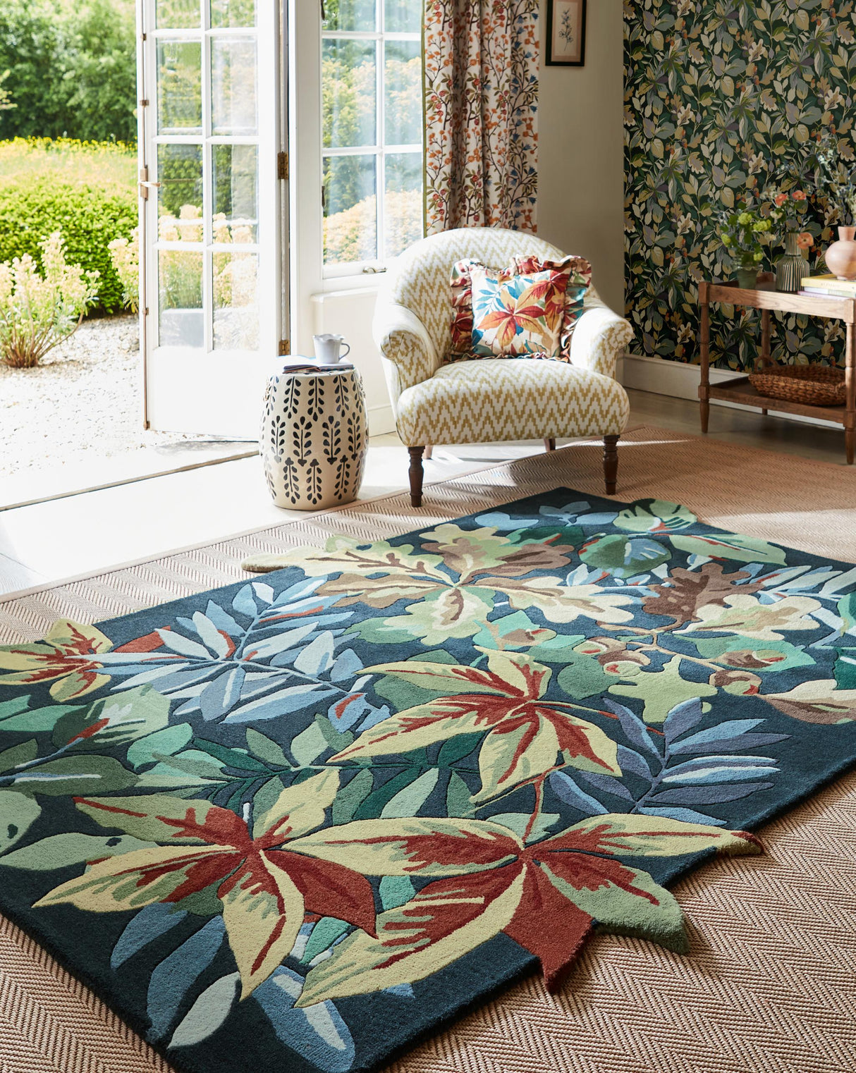 Brink & Campman Robin's Wood SAN  Forest Green 6'7 x 0' Rug