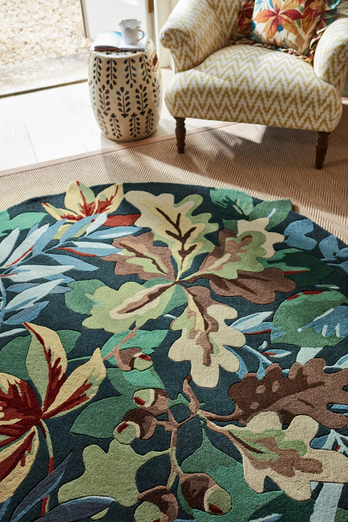 Brink & Campman Robin's Wood SAN  Forest Green 6'7 x 0' Rug