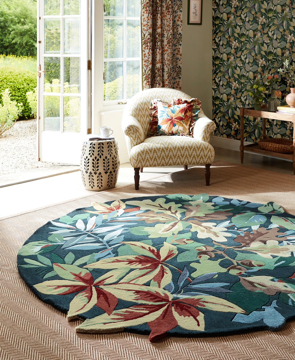 Brink & Campman Robin's Wood SAN  Forest Green 6'7 x 0' Rug