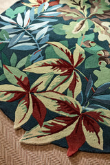 Brink & Campman Robin's Wood SAN  Forest Green 6'7 x 9'2 Rug