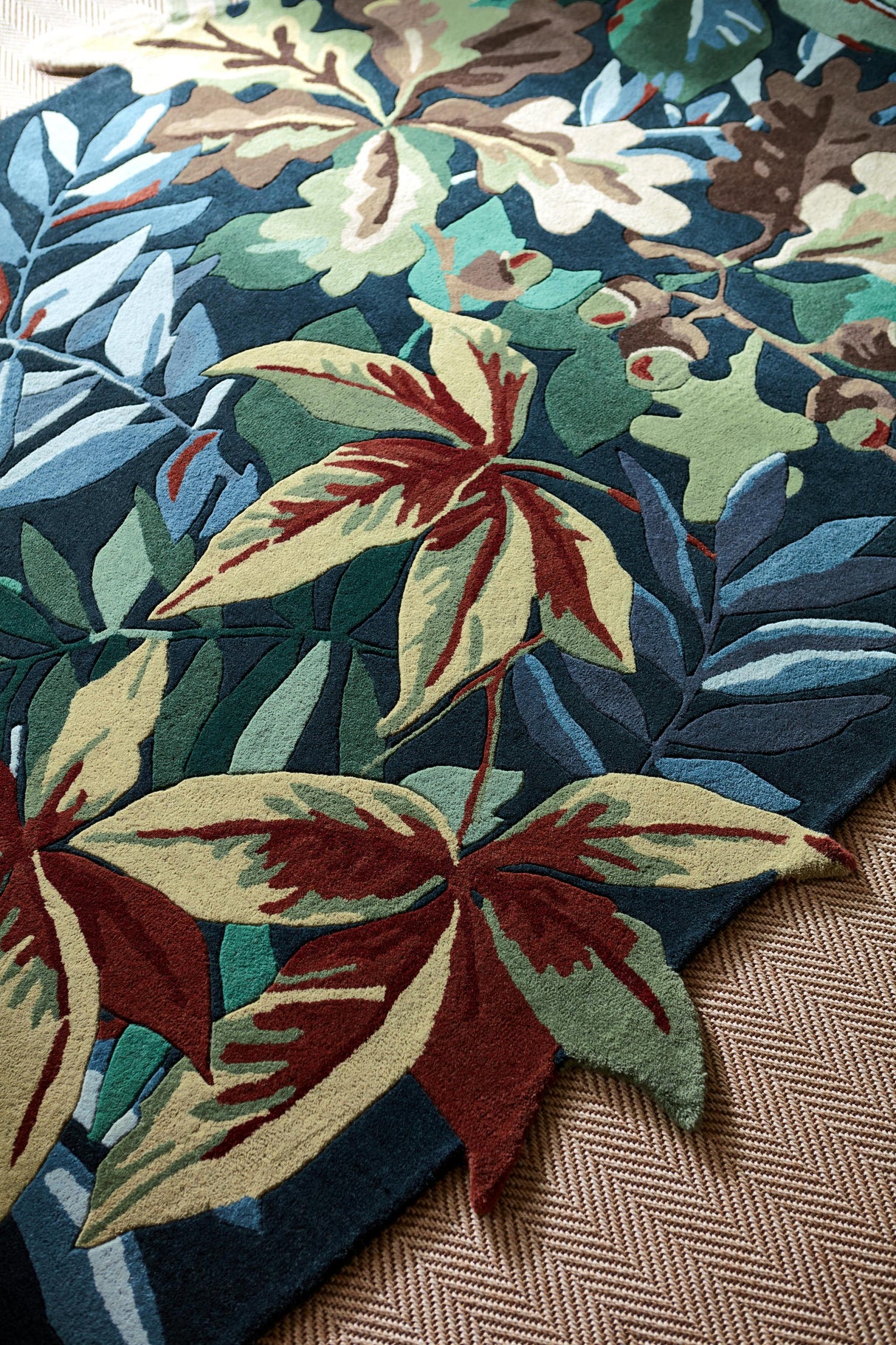 Brink & Campman Robin's Wood SAN  Forest Green 8'2 x 11'6 Rug