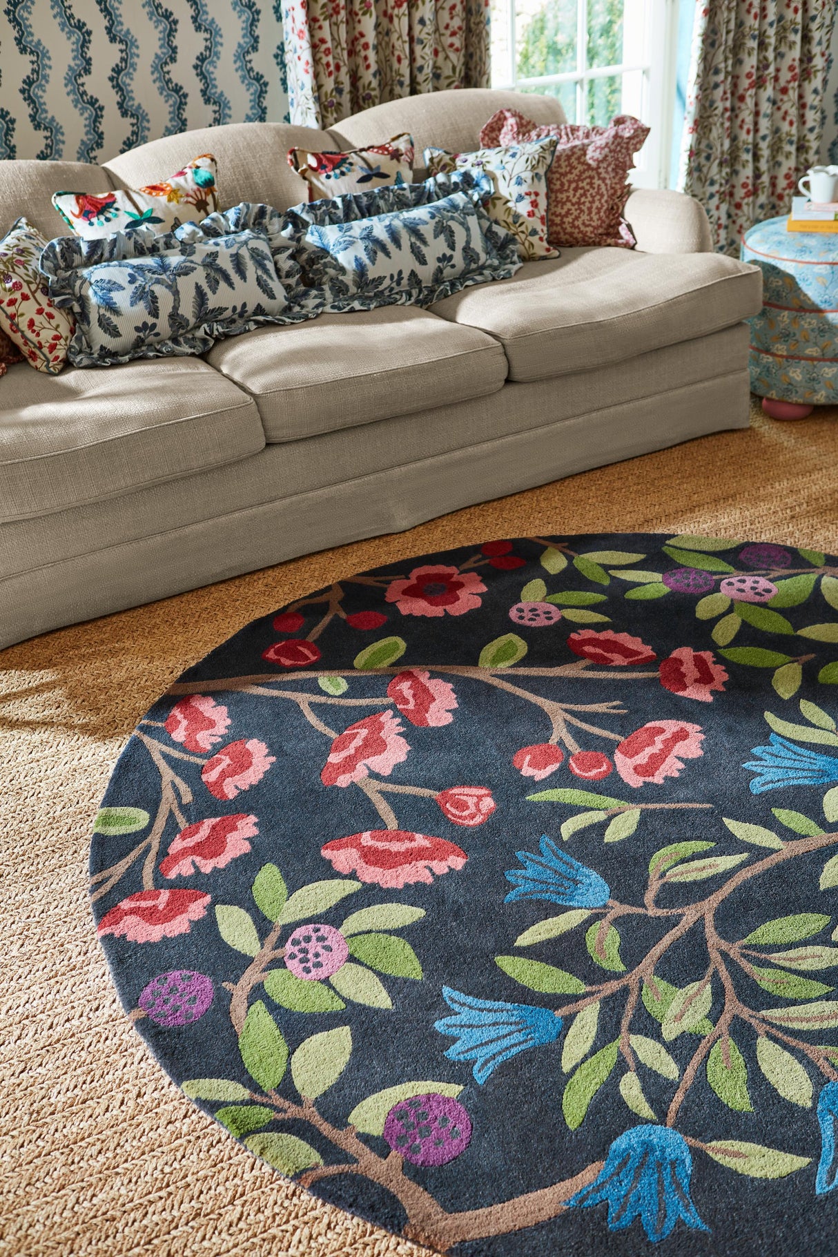 Brink & Campman Foraging SAN  Indigo 4'7 x 6'7 Rug