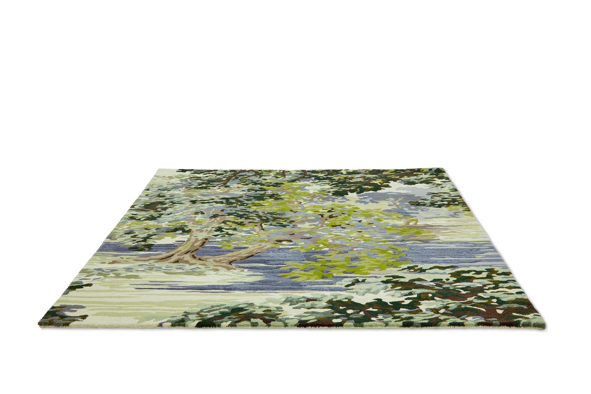 Brink & Campman Ancient Canopy SAN  Forest Green 4'7 x 6'7 Rug