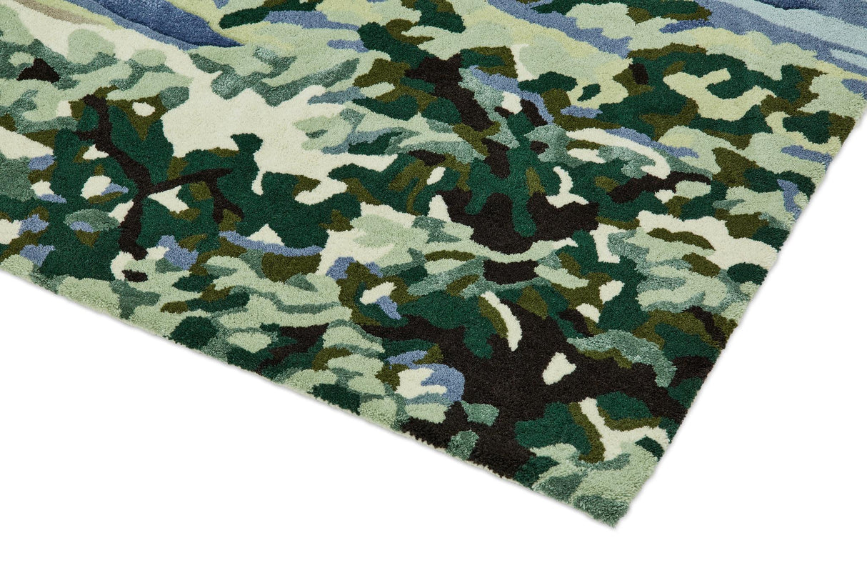 Brink & Campman Ancient Canopy SAN  Forest Green 4'7 x 6'7 Rug