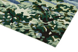 Brink & Campman Ancient Canopy SAN  Forest Green 6'7 x 9'2 Rug