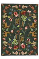 Brink & Campman Forest of Dean SAN  Forest Green 6'7 x 9'2 Rug