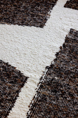 Brink & Campman Craft Fundament Chocolate/Cream 5'3 x 7'6 Rug