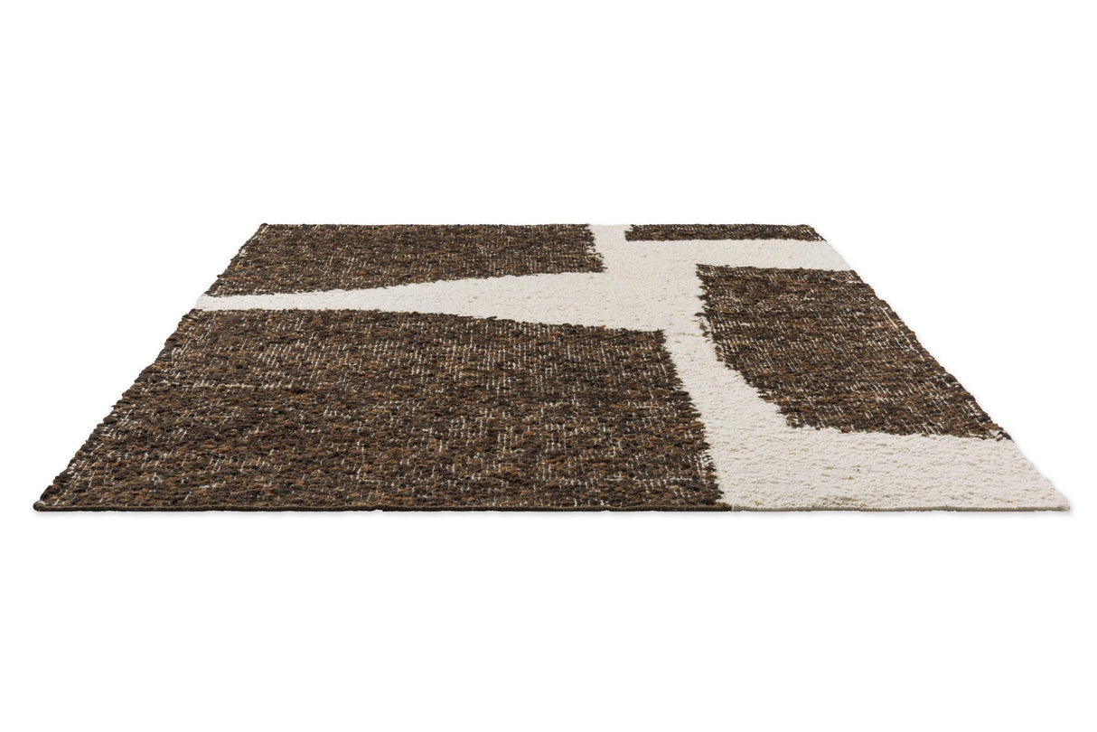 Brink & Campman Craft Fundament Chocolate/Cream 6'7 x 9'2 Rug
