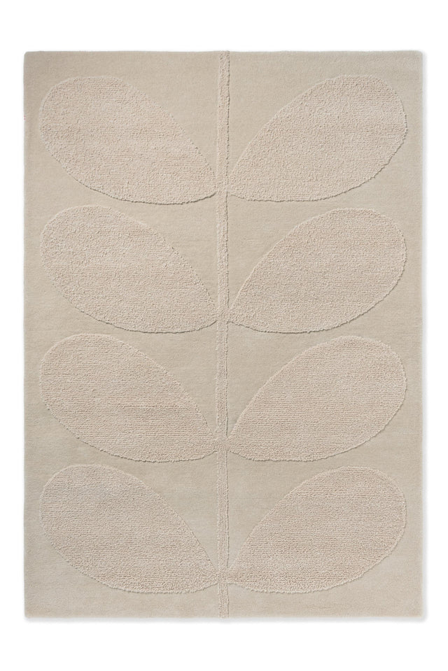 Brink & Campman Solid Stem OR  Ecru 3'9 x 5'9 Rug