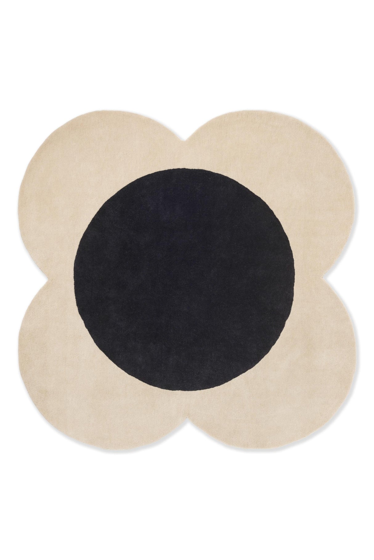 Brink & Campman Flower Spot OR  Ecru/Black 0' x 0' Rug