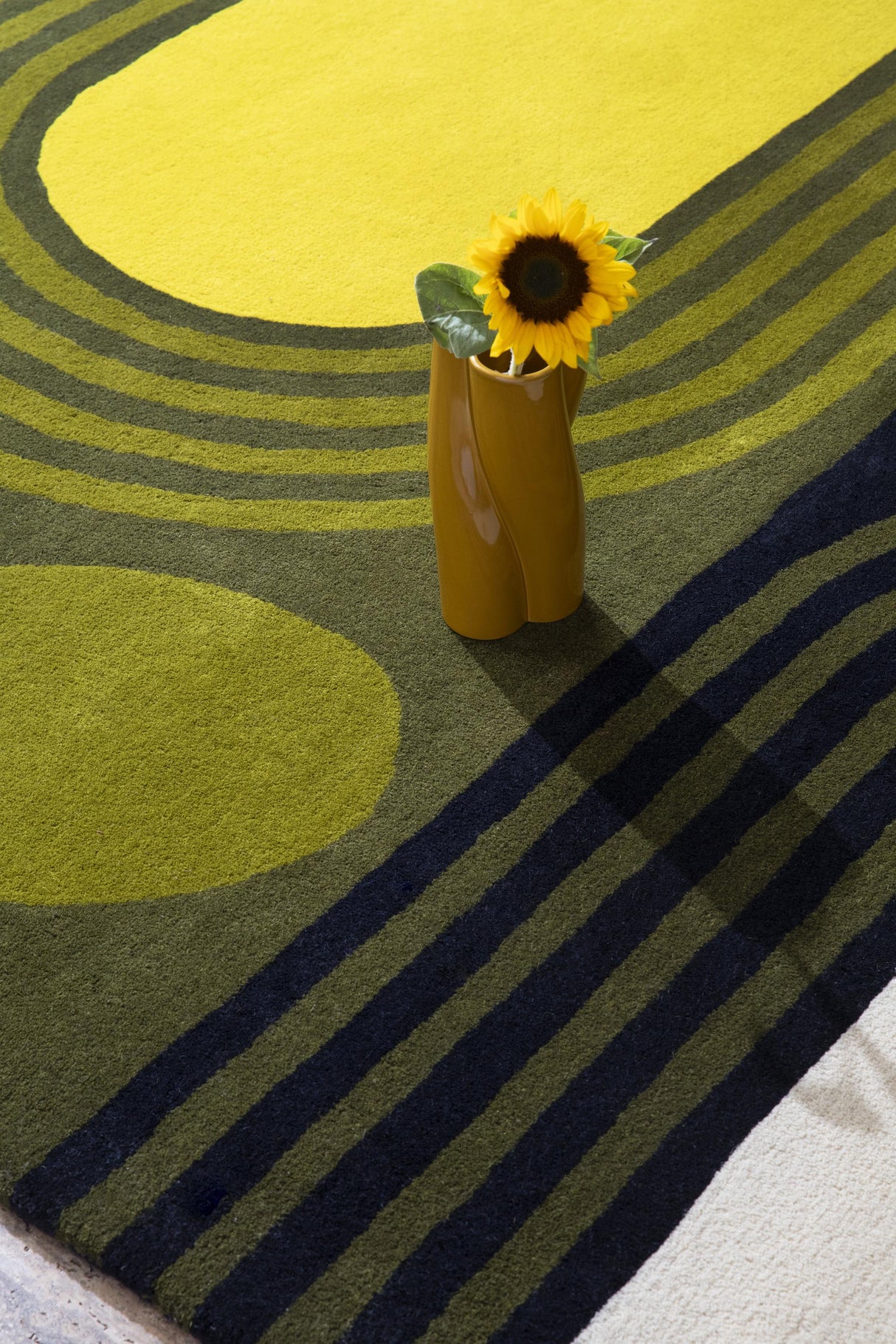 Brink & Campman Striped Tulip OR  Seagrass 3'9 x 5'9 Rug